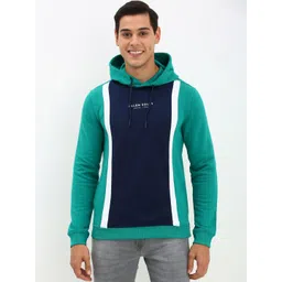 Allen Solly Men Colourblocked Hooded Sweatshirt-picture-40