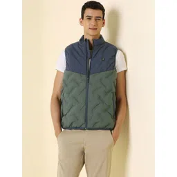 Allen Solly Men Colourblocked Lightweight Puffer Jacket-picture-35