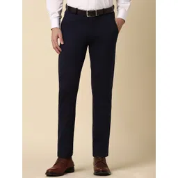 Allen Solly Men Cotton Mid-Rise Slim Fit Formal Trouser-picture-10