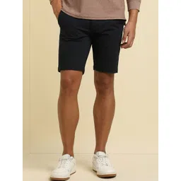 Allen Solly Men Cotton Mid-Rise Slim Fit Shorts-picture-21