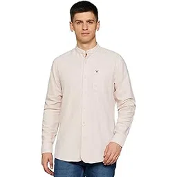 allen solly Men Cotton Regular Fit Oxford Solid Casual Shirt-picture-27