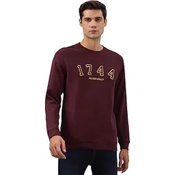Allen Solly Men Cotton Round Neck Sweatshirt-picture-42