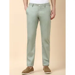 Allen Solly Men Cotton Slim Fit Trousers-picture-38