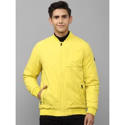 Allen Solly Men Cotton Solid Bomber Jacket-picture-40