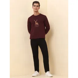 Allen Solly Men Embroidered Sweatshirt image 3