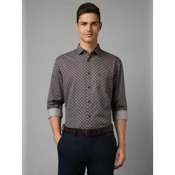 Allen Solly Men Ethnic Motifs Printed Spread Collar Regular Fit Pure Cotton Casual Shirt-picture-21