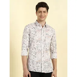 Allen Solly Men Floral Opaque Printed Casual Shirt-picture-23