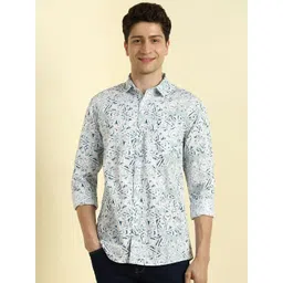 Allen Solly Men Floral Opaque Printed Casual Shirt-picture-30