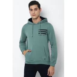 allen solly Men Full Sleeve Solid Hooded Sweatshirt-picture-24