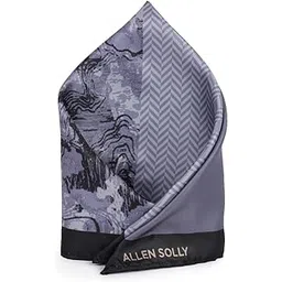 allen solly Men Grey Party Pocket Square-picture-53