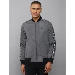 allen solly Men Grey Print Full Sleeves Casual Jacket-picture-13