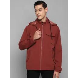Allen Solly Men Hooded Cotton Bomber Jacket-picture-43