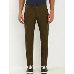Allen Solly Men Mid-Rise Slim Fit Regular Trousers-picture-40