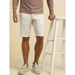 Allen Solly Men Mid-Rise Slim Fit Shorts-picture-43