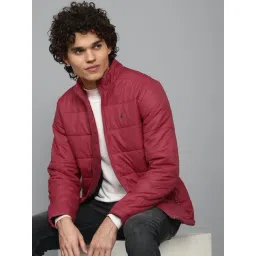 allen solly Men Pink Textured Full Sleeves Casual Jacket-picture-11