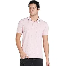 allen solly Men Polycotton Regular Fit New Printed Double Colour Polo-picture-22