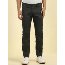 Allen Solly Men Printed Slim Fit Mid-Rise Trousers-picture-14