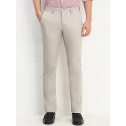Allen Solly Men Printed Slim Fit Trousers-picture-35