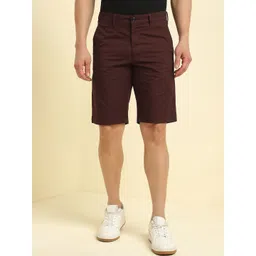 Allen Solly Men Pure Cotton Slim Fit Regular Shorts-picture-18