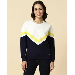allen solly Men Self-design Sweatshirt-picture-12