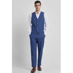 allen solly Men Single Breasted - 2 button Solid Suit-picture-42