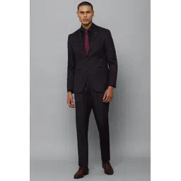 allen solly Men Single Breasted - 2 button Solid Suit-picture-35