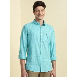 Allen Solly Men Slim Fit Checked Casual Shirt-picture-26