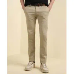 allen solly Men Slim Fit Flat-Front Trousers-picture-15