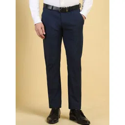 Allen Solly Men Slim Fit Formal Mid-Rise Trousers-image-5