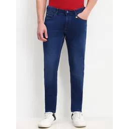 Allen Solly Men Slim Fit Light Fade Mid-Rise Cotton Jeans-picture-30