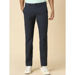 Allen Solly Men Slim Fit Mid-Rise Cotton Regular Trousers-picture-39