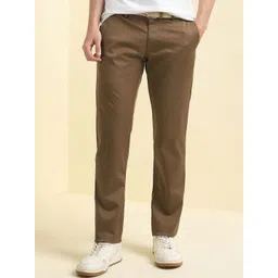 Allen Solly Men Slim Fit Mid-Rise Cotton Trousers-picture-25