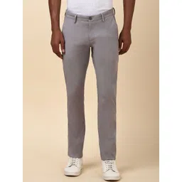 Allen Solly Men Slim Fit Mid-Rise Flat-Front Trousers-picture-39