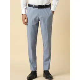 Allen Solly Men Slim Fit Mid-Rise Formal Trousers-picture-31