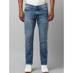 Allen Solly Men Slim Fit Mid-Rise Heavy Fade Clean Look Stretchable Jeans-picture-23