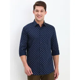 Allen Solly Men Slim Fit Opaque Printed Casual Shirt-picture-31