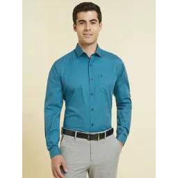 Allen Solly Men Slim Fit Printed Cotton Formal Shirt-picture-25