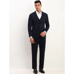 Allen Solly Men Slim-Fit Single-Breasted Three Piece Suits-picture-36