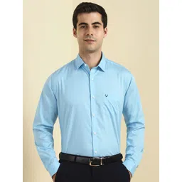 Allen Solly Men Slim Fit Solid Spread Collar Cotton Formal Shirt-picture-31