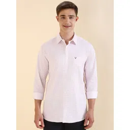 Allen Solly Men Slim Fit Spread Collar Geometric Printed Cotton Casual Shirt-picture-18