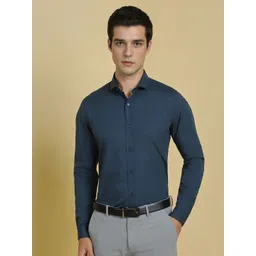 Allen Solly Men Slim Fit Spread Collar Geometric Printed Cotton Formal Shirt-picture-26