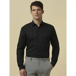 Allen Solly Men Slim Fit Spread Collar Geometric Printed Cotton Formal Shirt-picture-23