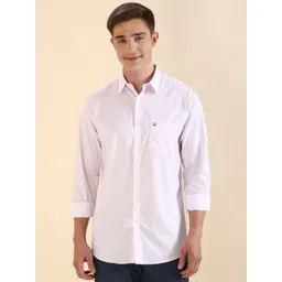 Allen Solly Men Slim Fit Spread Collar Geometric Printed Cotton Formal Shirt-picture-24