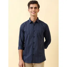 Allen Solly Men Slim Fit Striped Casual Shirt-picture-12