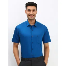 Allen Solly Men Solid Cotton Slim Fit Formal Shirt-picture-19