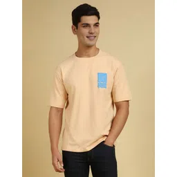 Allen Solly Men Solid Round Neck Cotton T-shirt-picture-38