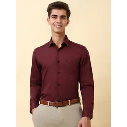 Allen Solly Men Solid Spread Collar Formal Shirt-picture-28