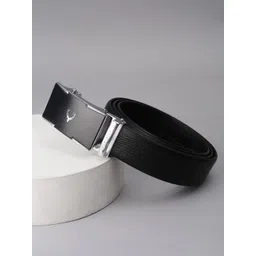 Allen Solly Men Solid Textured Leather Formal Belt-picture-34
