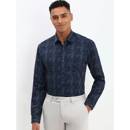 Allen Solly Men Spread Collar Abstract Printed Cotton Slim Fit Formal Shirt-picture-38