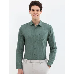 Allen Solly Men Spread Collar Abstract Printed Cotton Slim Fit Formal Shirt-picture-32